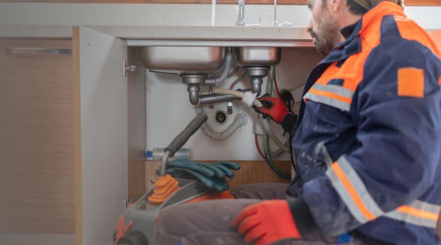 Camera Pipe Inspection Under Slab in Friendship, IN